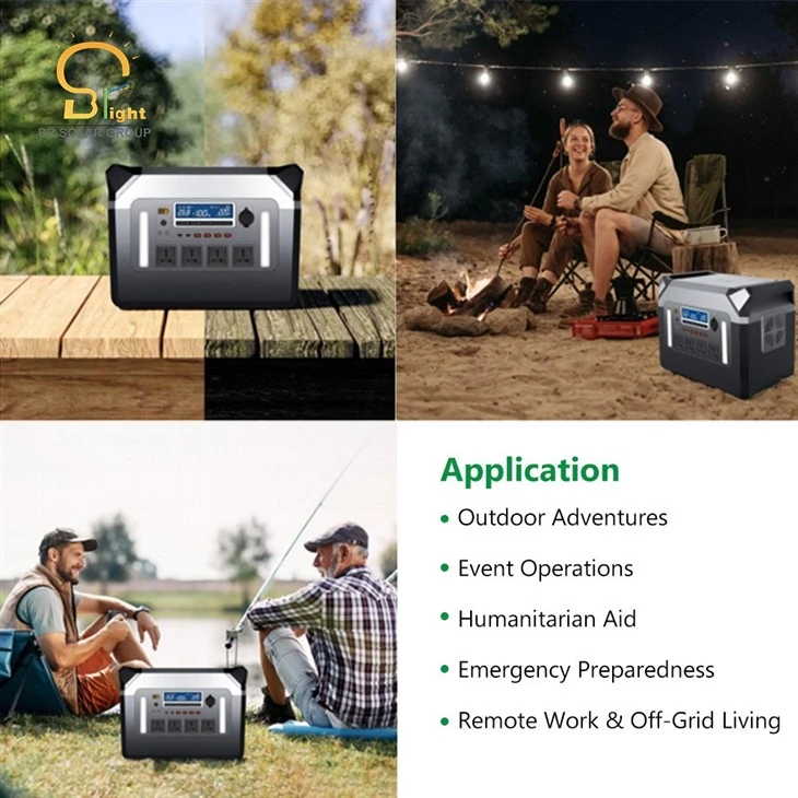 Portable Solar Power Station 2000W For Off-grid Adventures, Emergencies,etc high quality