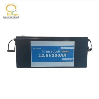 Batterie de batterie au lithium 12.8V 200AH Batterie Lifepo4